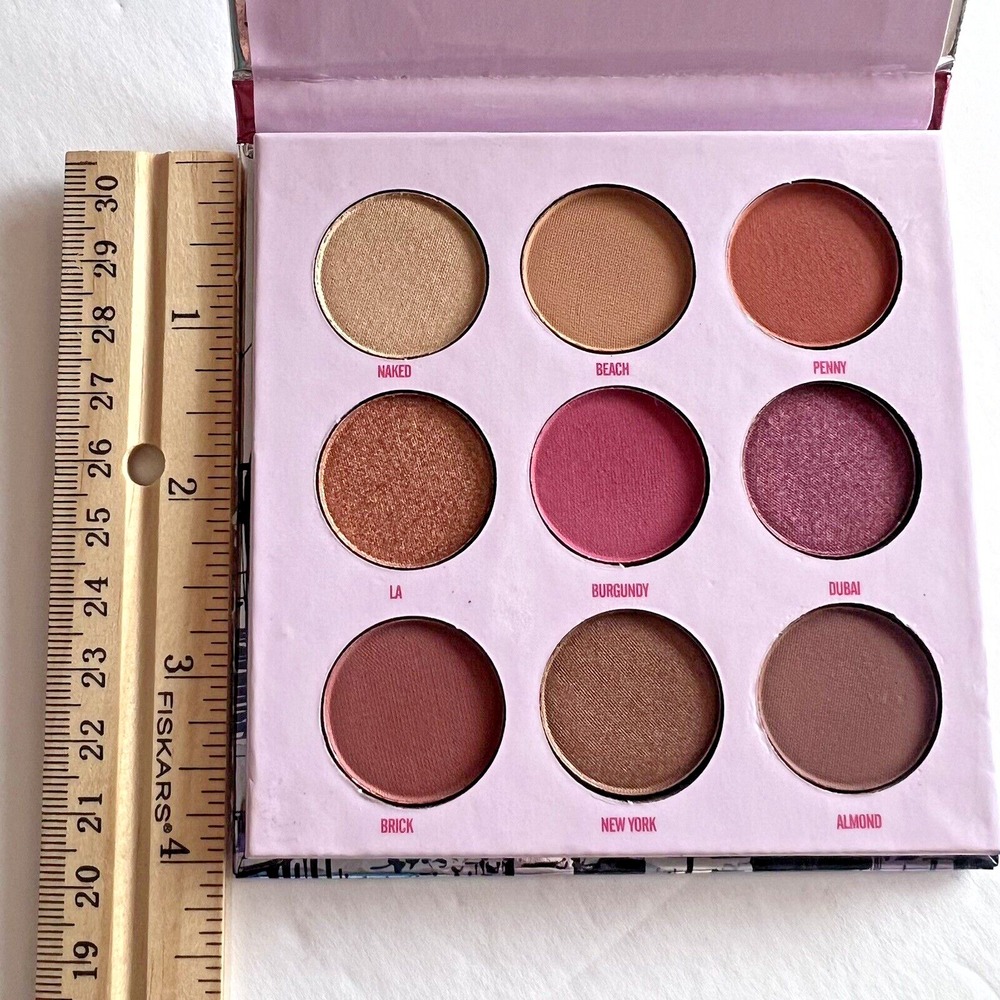 OKALAN FANCY EYESHADOW PRESSED POWDER THE‎ BURGUNDY PALETTE BRAND NEW - Picture 3 of 7